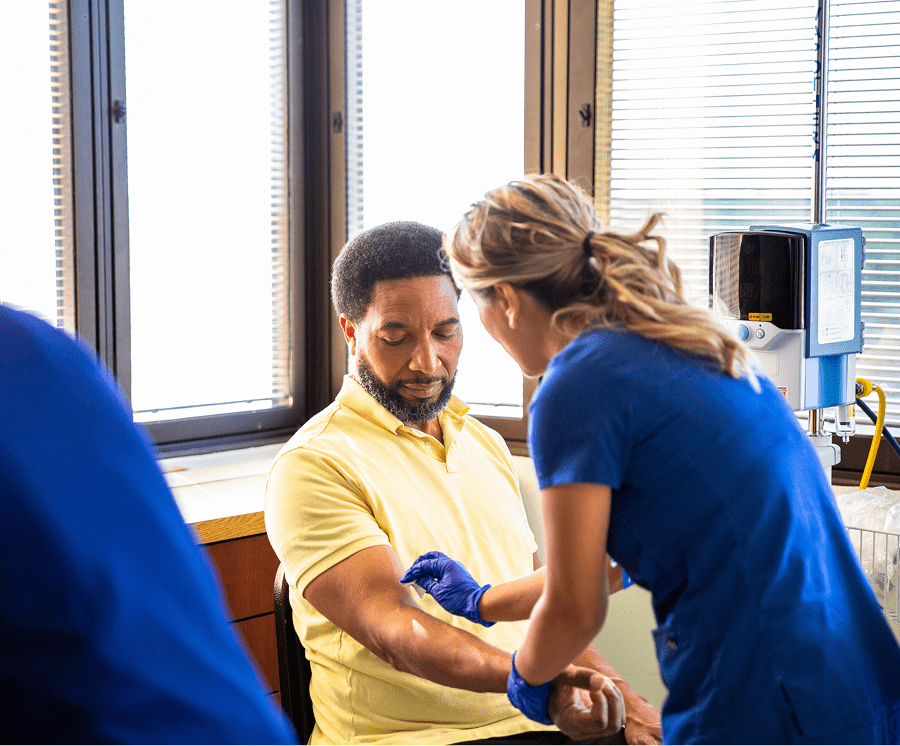 Medical procedure in a clinical setting